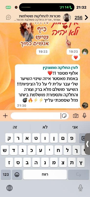 מעצבי שיער קריית מוצקין - גיל רפאלי מאסטר בהחלקות מתקדמות