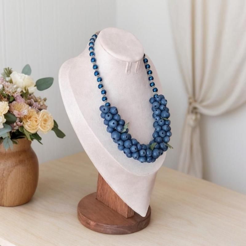 Necklace "Blueberry Haze" - Nina Handmade Studio