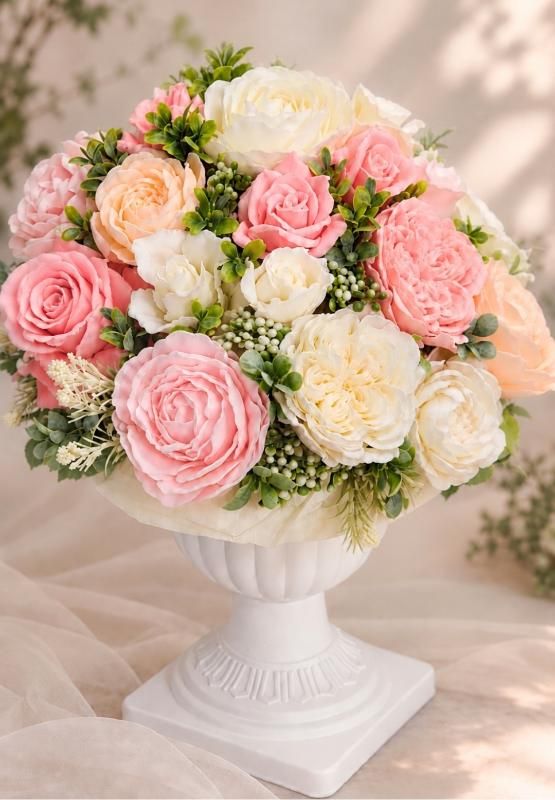 Large Handmade Soap Bouquet 35×35cm - Soap Style