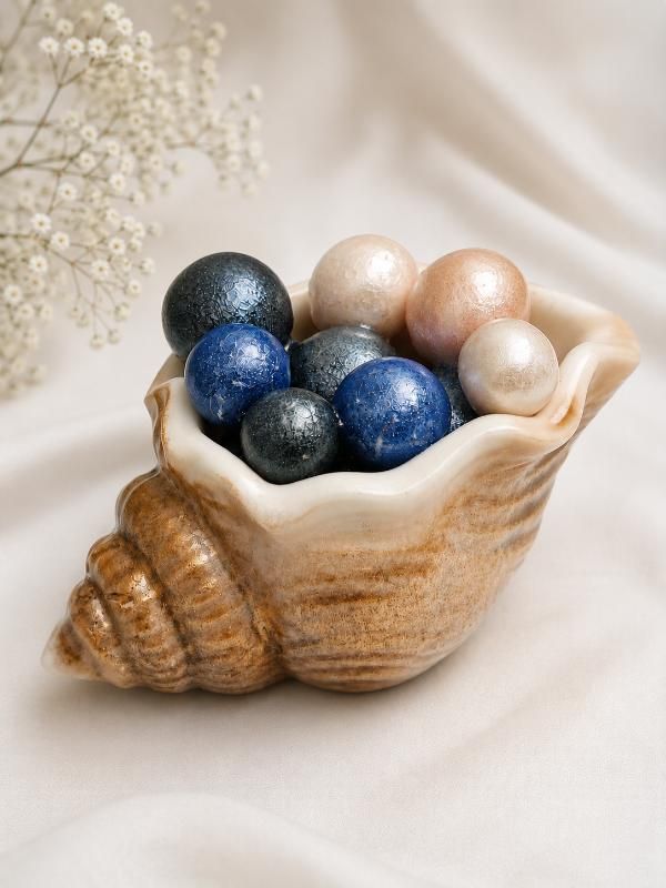 Handmade Soap Shell with Pearls - Soap Style