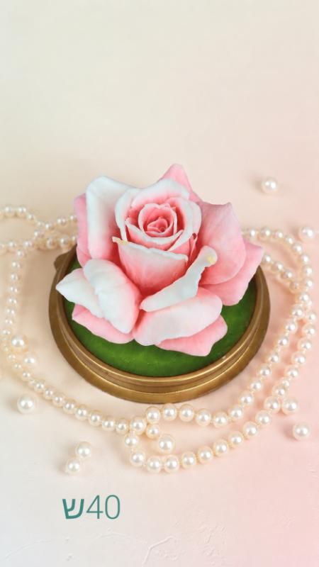 Soap Flowers in a Bell Jar - Soap Style