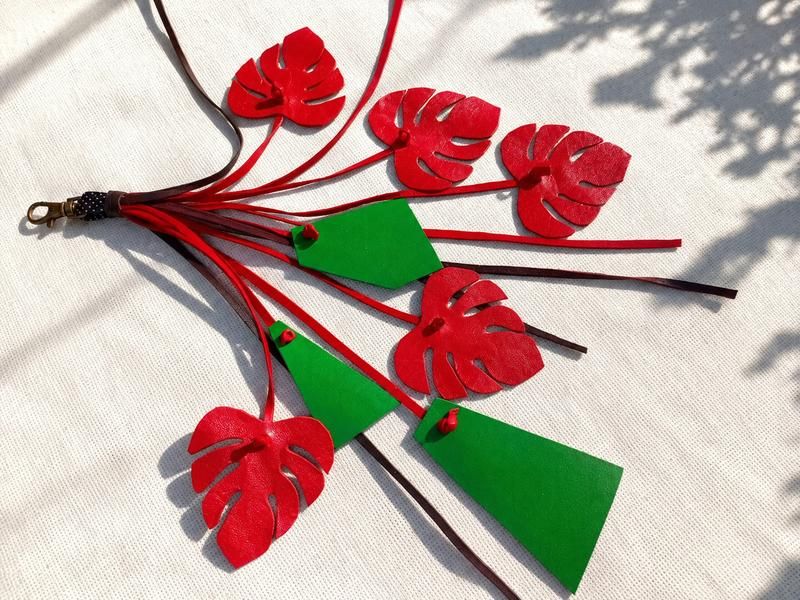 Bag Charm - Украшения . КОЖА НАТУРАЛЬНАЯ.