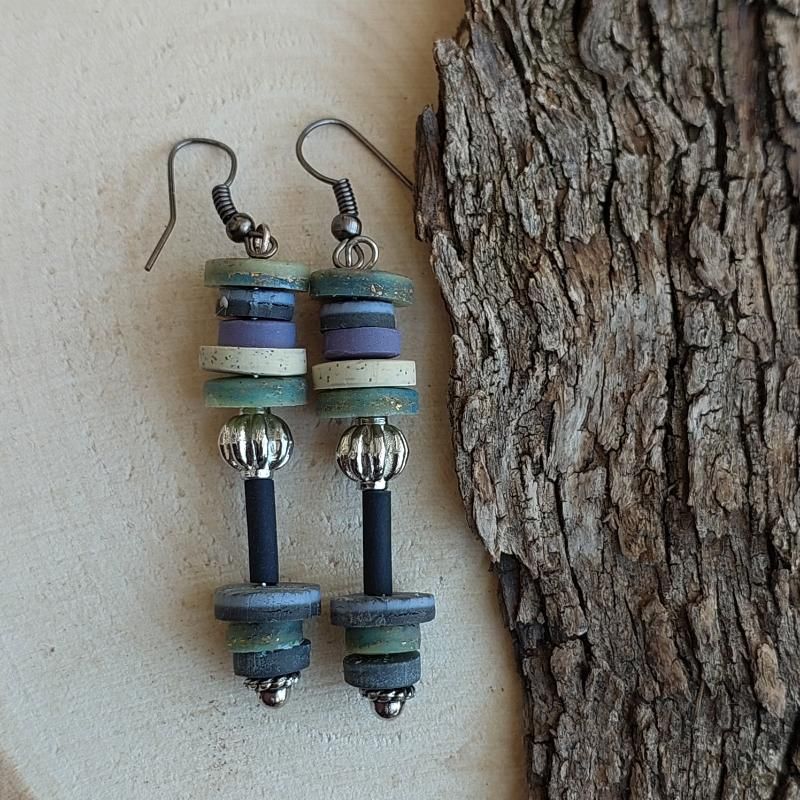 Earrings "Quiet Stones" - Inari