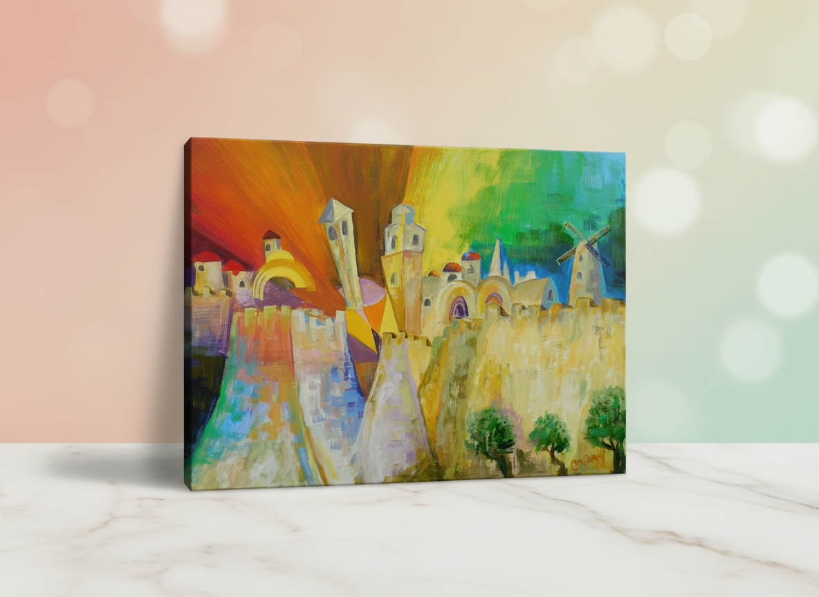 Jerusalém; 70х50см - Magic World from Max Segal