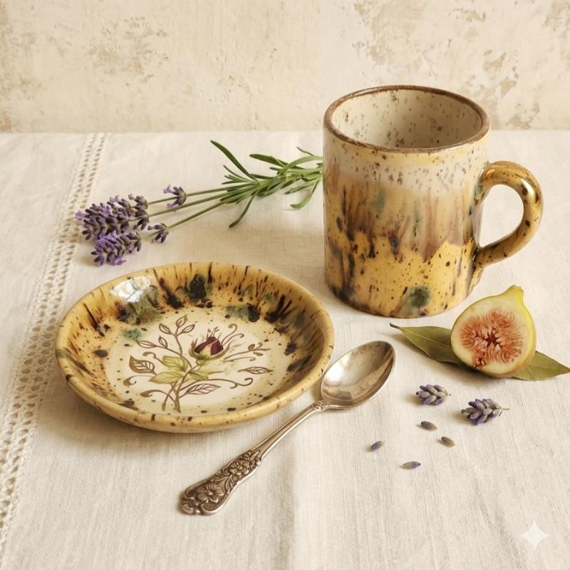 Coffee cup 150ml - Аrt&Ceramica"FishKA"