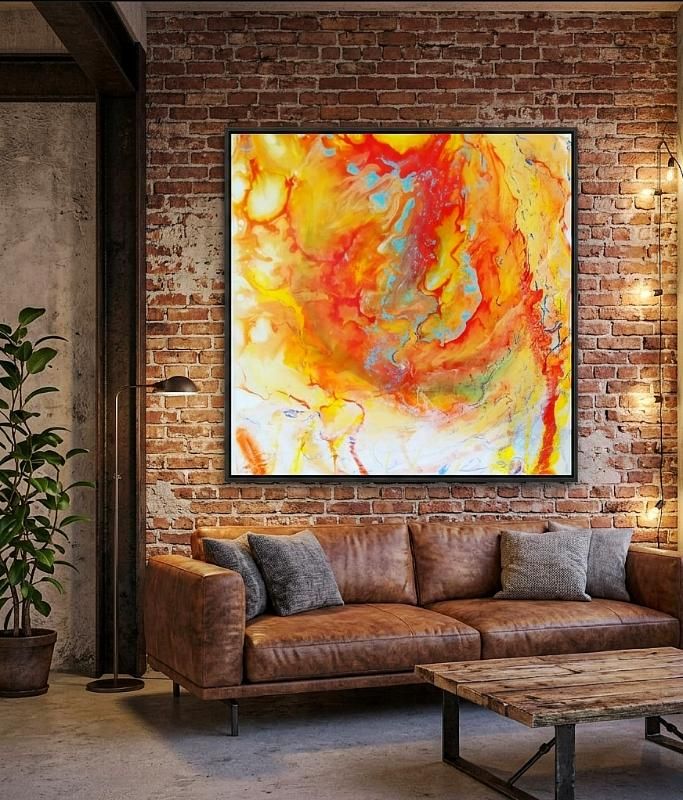 Painting "Inside the Sun" - Dari.ART