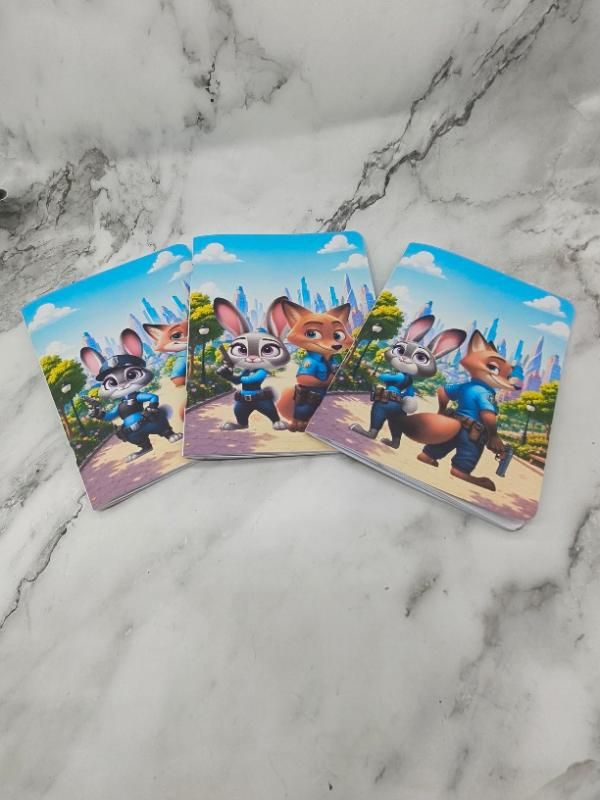 Zootopia themed notebooks - magic shop
