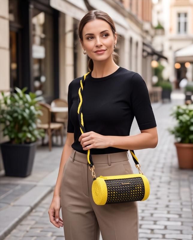 Crossbody "Такса" -  "Mishol" Handmabe. 