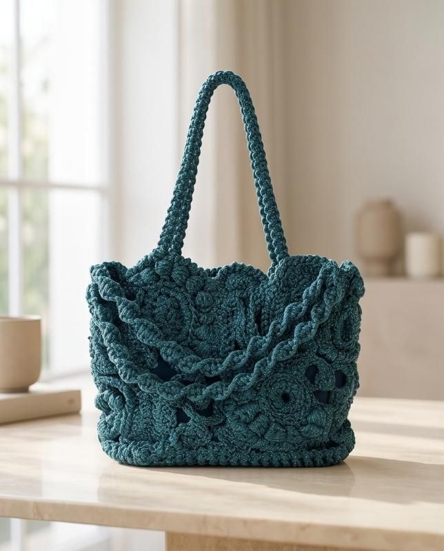 Knitted bag - Galinush Crafts
