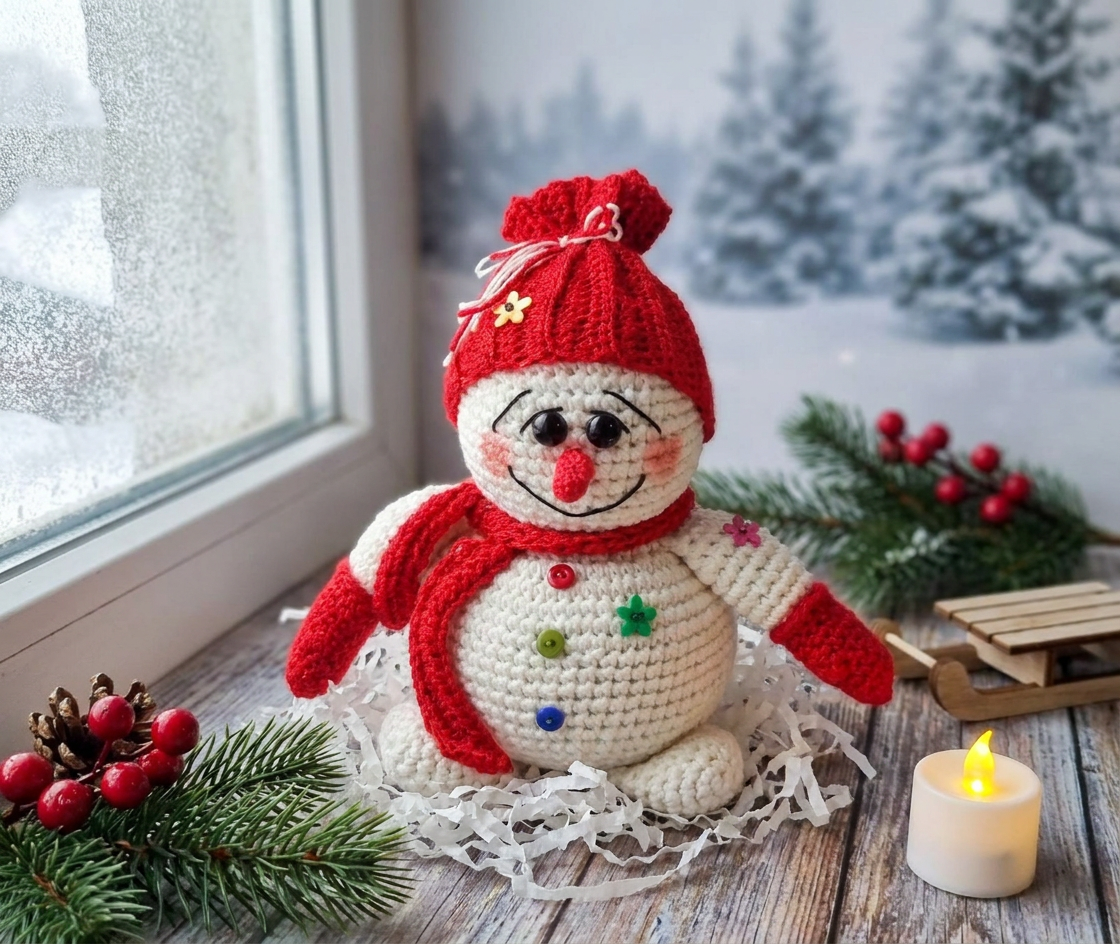 Snowman, New Year! - BeeJenny