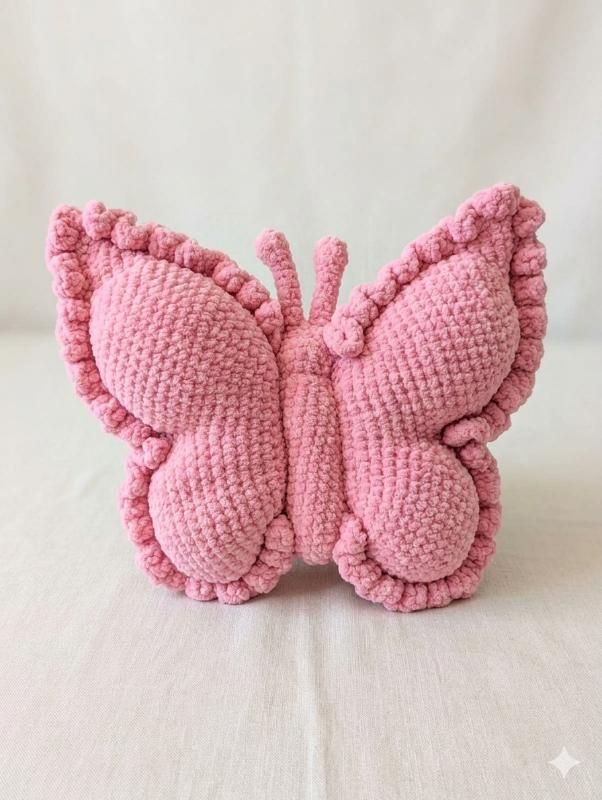 Handmade plush toy pillow  - Knitted joi Israel
