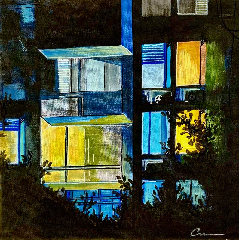 Night Windows - Maria Vasileva ART