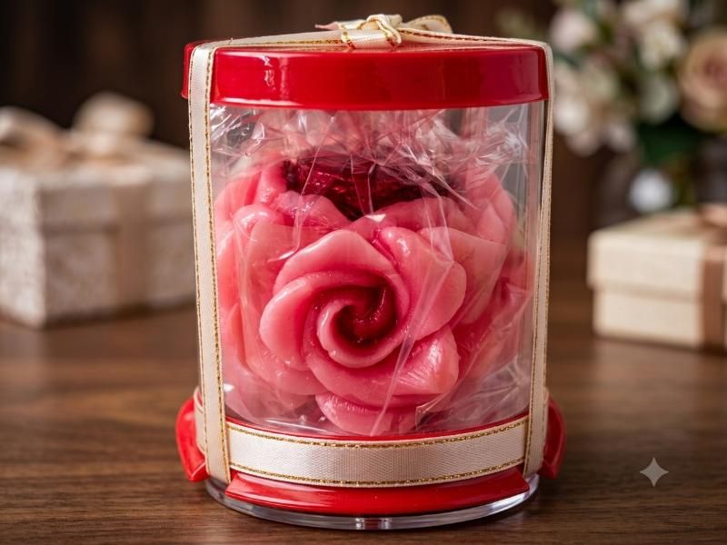 Scented candles made from soy wax - soap.flowers