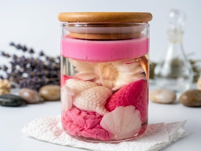 Scented Gel Candles - soap.flowers