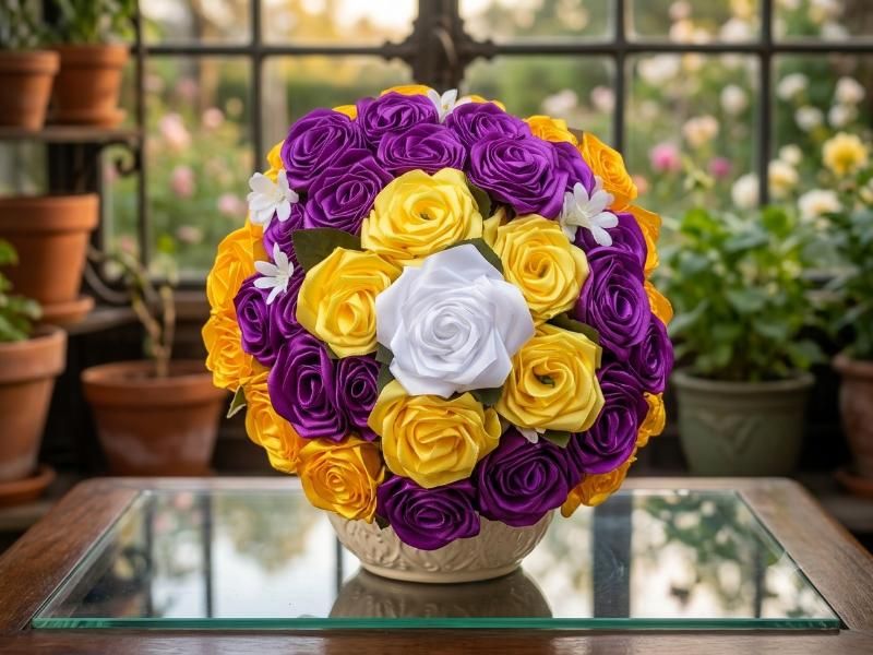Bouquets of Satin Roses - soap.flowers