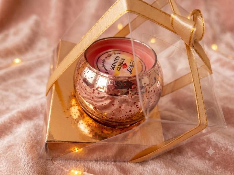 Scented candles made from soy wax - soap.flowers