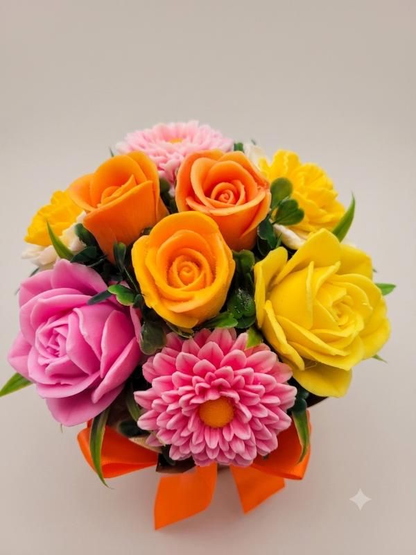 זר ורדים מסבון - soap.flowers