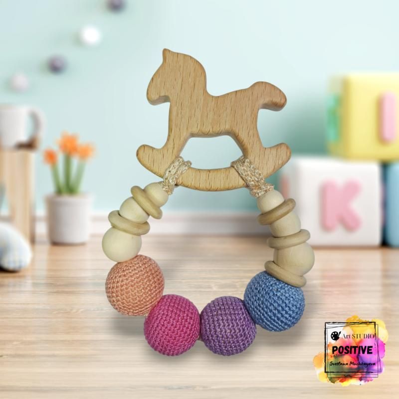 Baby Teether - Art Studio "POSITIVE"
