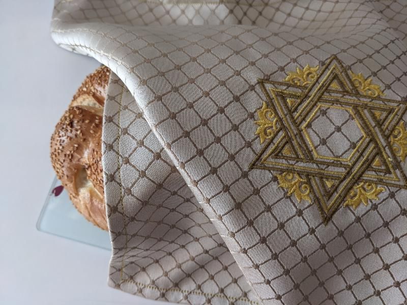 Challah Cover "Star of David" - Mama's studio