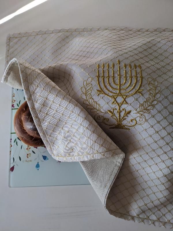 Challah Cover 'Hanukkah' - Mama's studio