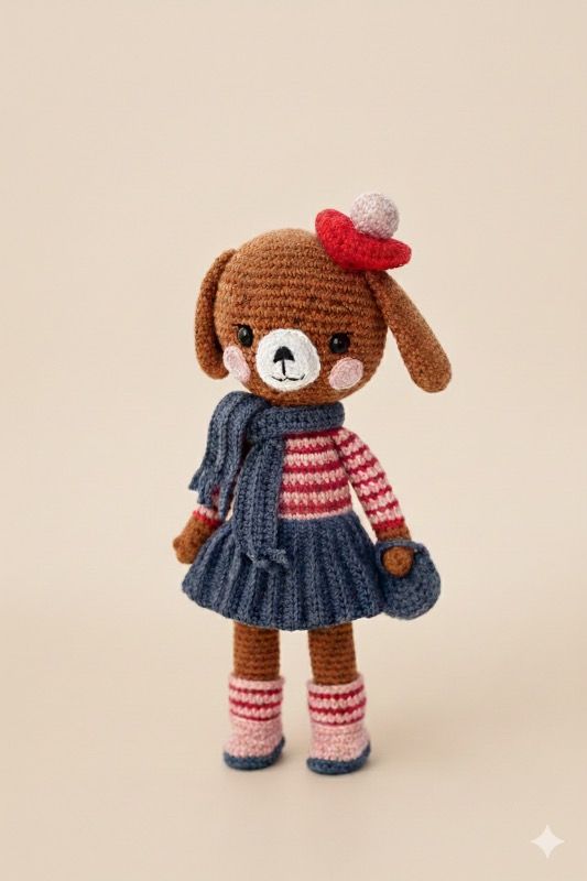 Josie the crochet dog - Yarn Tales