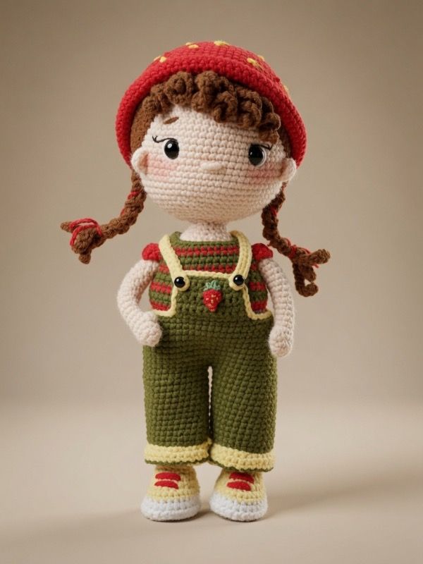 Berry Doll from the FLOWER TOWN Series - Yarn Tales