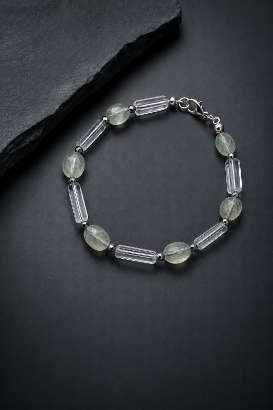 Bracelet with Prehnite - VOLKova boutique