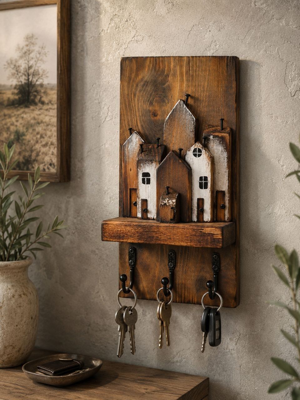 Key Holder 'Town of Happiness' - ידי זהב