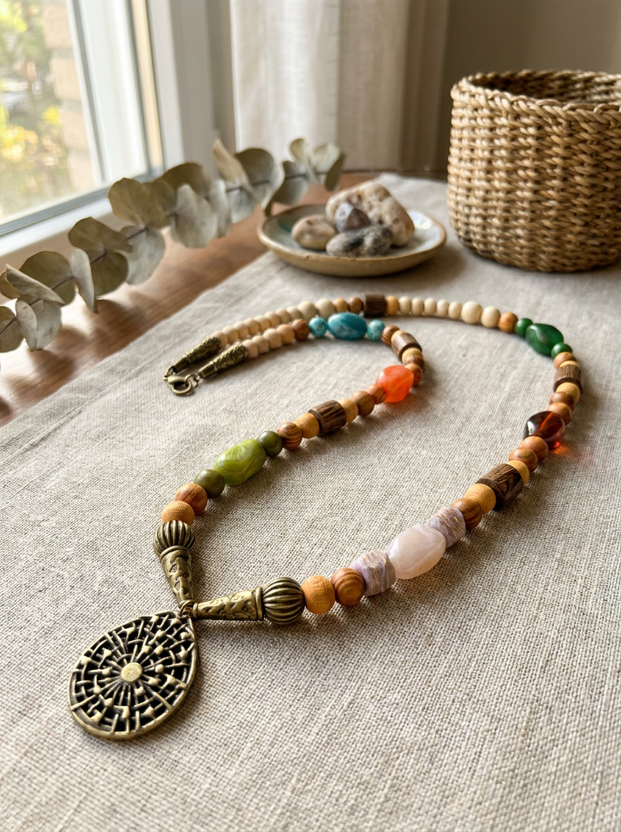 Necklace "Lightness of Being" - HarmonyGalArt