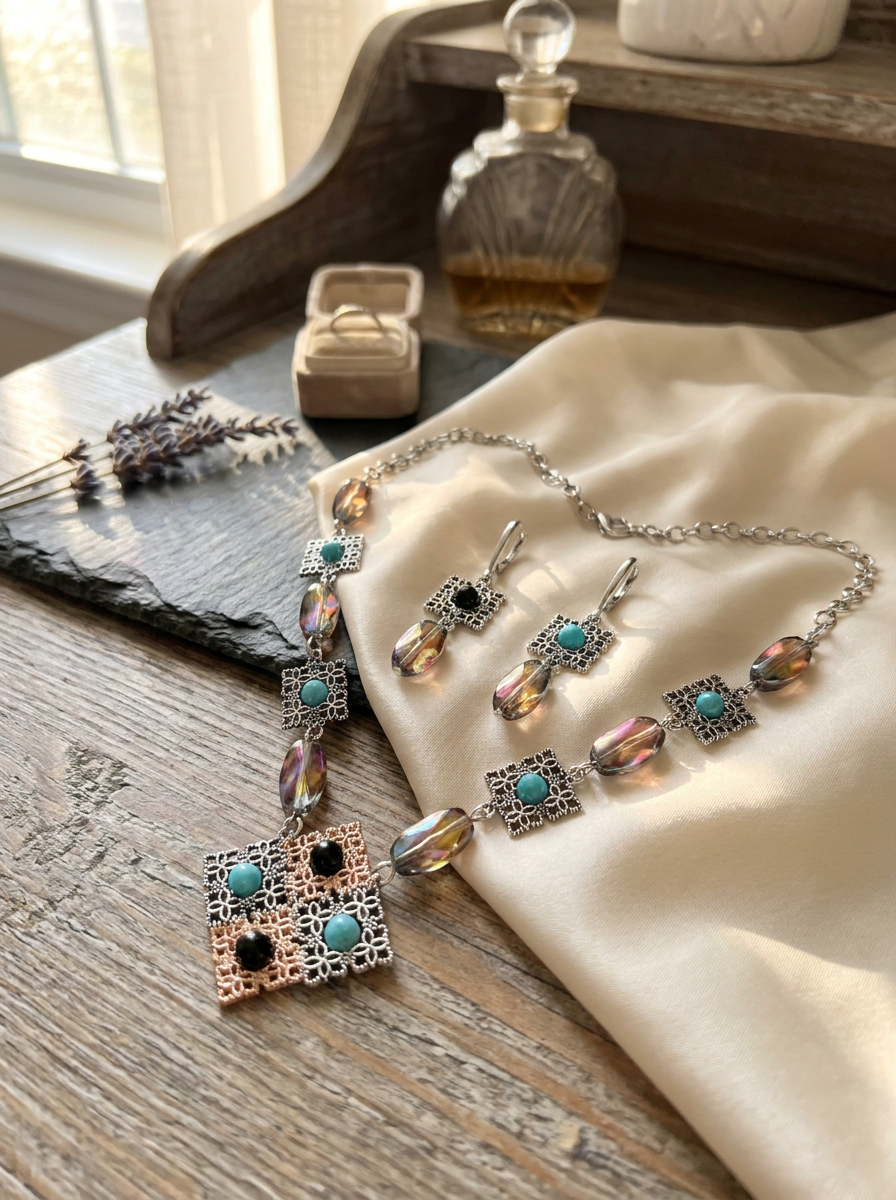 Lacy Geometry Set - HarmonyGalArt