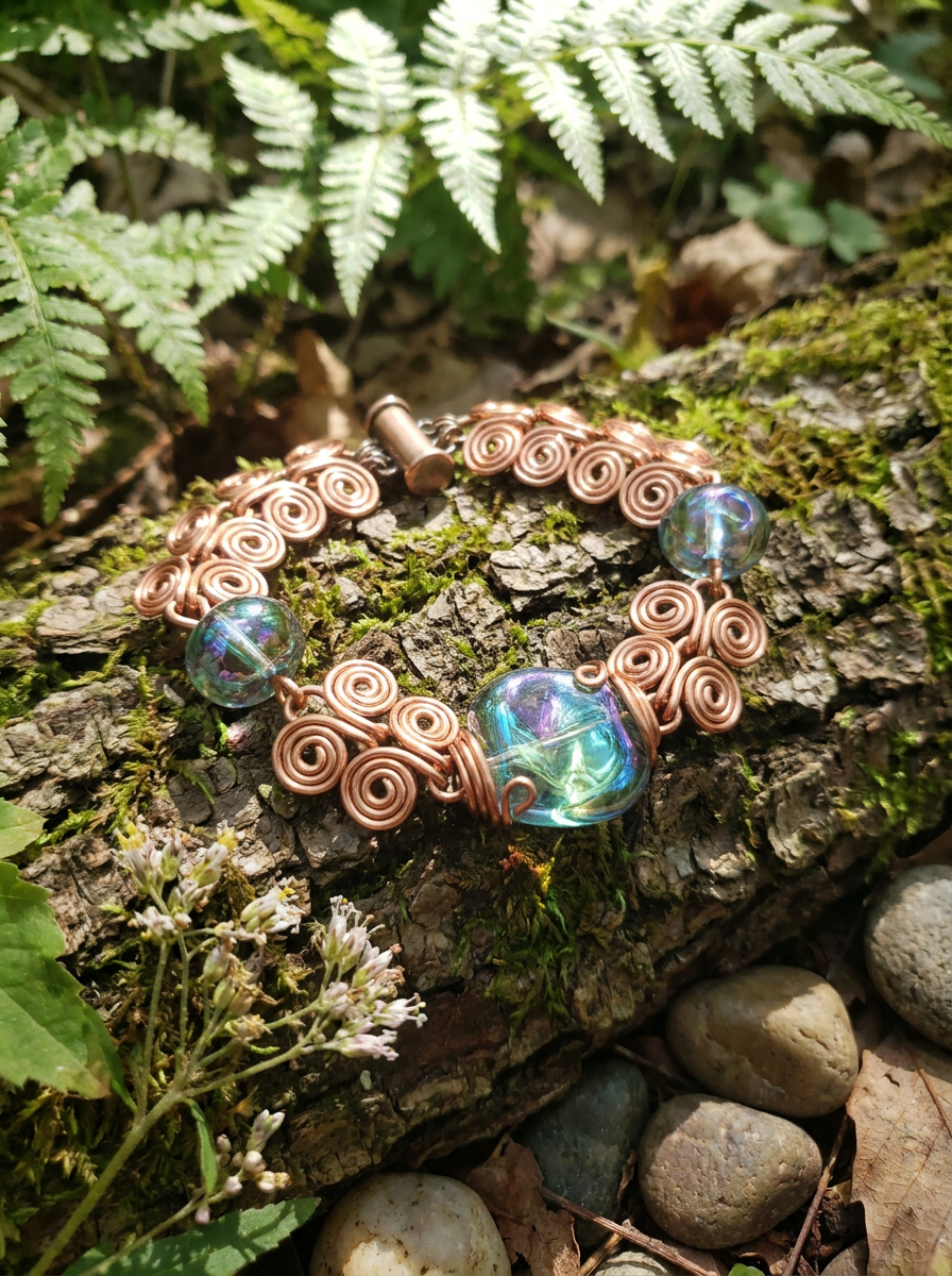 Glass Bead Bracelet - HarmonyGalArt