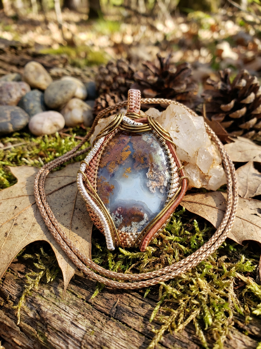 Pendant "Autumn Garden" - HarmonyGalArt