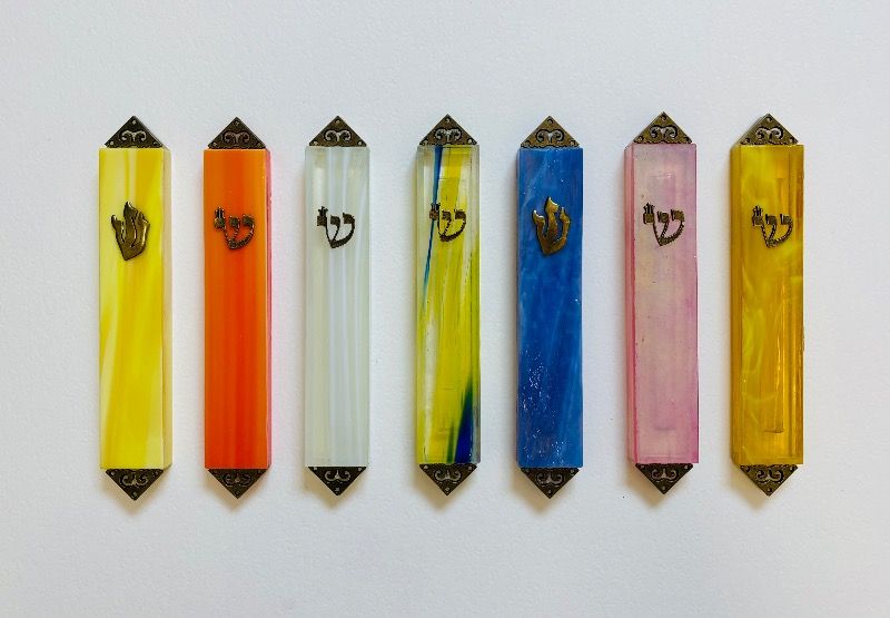 Mezuzah Case - Glass Art Golaido