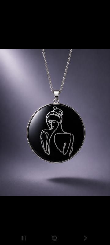 Obsidian Pendant - ניצוצות של Laila