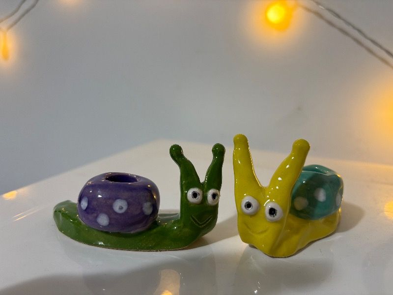 Snail Candlesticks - Terra O