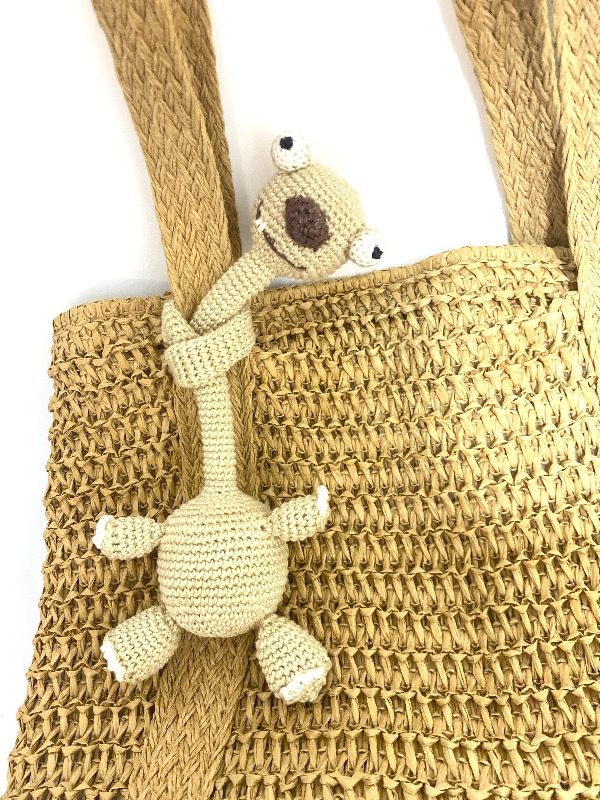 Crocheted pendant for decorating a bag or backpack - KnitHookwithAlena