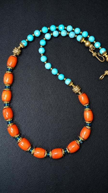 Bright and Stylish Handmade Coral and Turquoise Jewelry - OLA BIJOUX Beads & Soul | Украшения ручной работы из натуральных камней