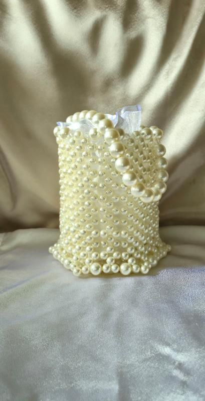 תיק דלי פנינה - Beaded Edition RickaRichy 