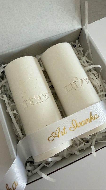 Shabbat Candlesticks - Art Ivanka 